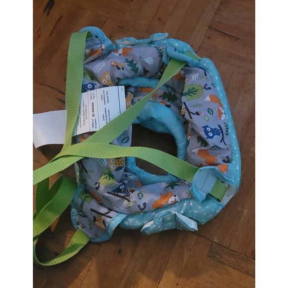 Evenflo Doorway Jumper Green Owls Baby Jumper Bouncer Hang Exerciser Shower Gift - Picture 11 of 15